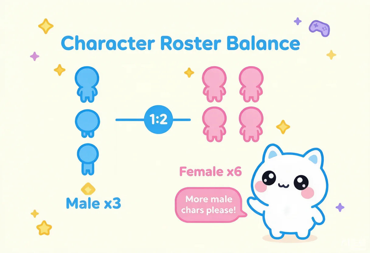 Ananta Male Character Shortage? Complete Roster Gender Ratio Analysis
